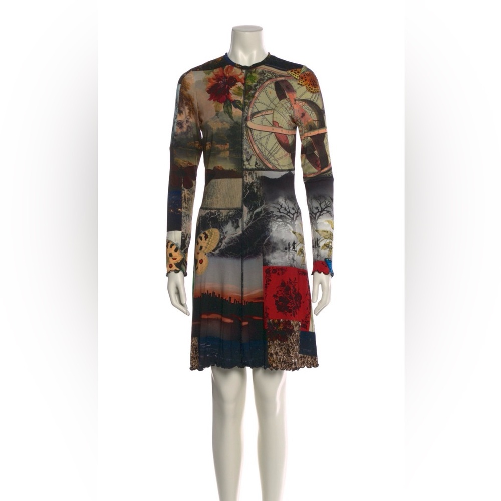 Alice + Olivia Multicolor Long Sleeve Dress